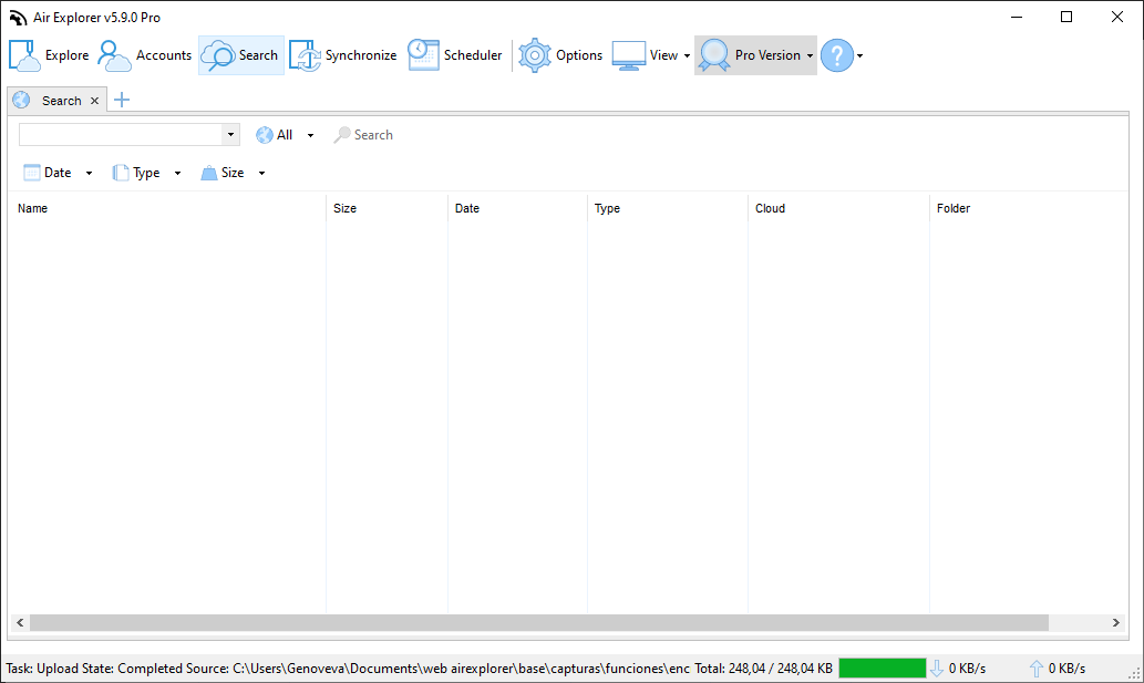 Air Explorer 集中式多雲搜索引擎